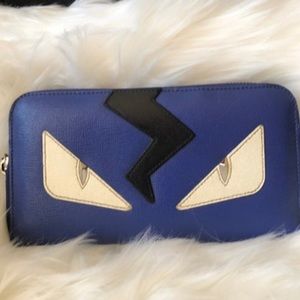 FENDI Monster Zip Wallet